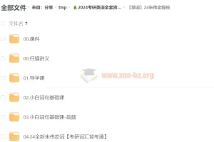 2024考研英语朱伟全程班