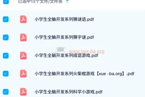 【24寒】小学生全脑开发系列课程