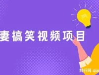 夫妻搞笑视频项目：虚拟资源变现新玩法，月入十万不是梦