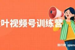 秋叶视频号训练营：全方位视频号培训课程