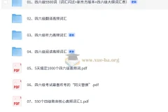四六级单词资料：听力、翻译、阅读高频词汇及5500词汇表