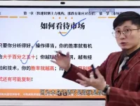 咖米学堂吴大葱：股指期货峰级交易逻辑九大定式