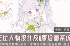 梦里呀呀呀CG正比人物与Q版绘画系统课