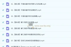 林泽田高一数学2024-2025春季班课程（面向2027届）