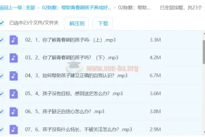 陈默：帮助青春期孩子养成好性格（2.0版）音频