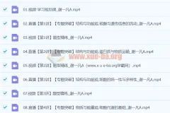 2024高三高考生物谢一凡A班寒假班课程