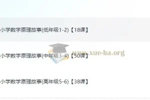 小学数学的原理故事课程