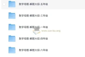 斗半匠《小学数学母体解题大招》