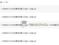2025年小学数学暑假预复习衔接一本通