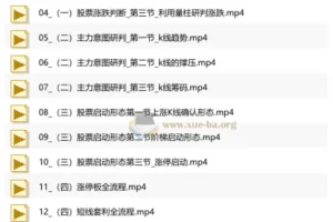 股票交易通关课程：回归涨跌根源，掌握交易密码