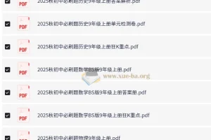 2026版初中九年级上册必刷题（人教物理、化学、英语、语文、历史、道法，北师大数学）