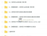 段微微初三语文中考培训班（春上·全国版·A+）