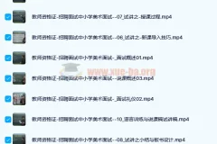 中小学美术面试说课试讲通关班14讲及辅助资料第一套