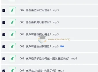 冯兴元：奥派经济学入门课程10集全