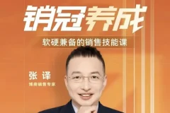 张译软硬兼备的销售技能课：销冠三火轮突破销售瓶颈