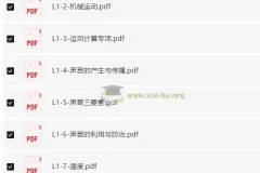 学而思秘籍-初中物理思维提升课程（L1-L2）