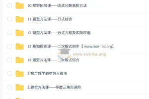 朱韬初二数学培训班（秋下·人教版·A+专属）