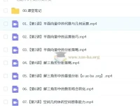 2027届高一（2024 – 2025）田夏林高中数学全年课程（暑假、秋季、寒假、春季班）