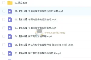 2027届高一（2024 – 2025）田夏林高中数学全年课程（暑假、秋季、寒假、春季班）
