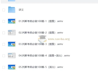 判断考前必做100题【程永乐&徐夏】