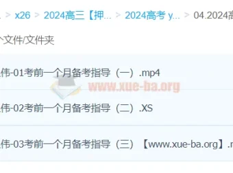 王伟2024高三高考数学押题冲刺班