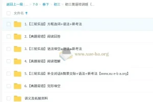2025宋玥初三英语中考冲刺班（春下·全国版·A+）系统课程