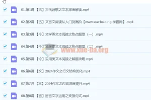 2024高三高考语文 谢欣然寒假班 系统复习攻略