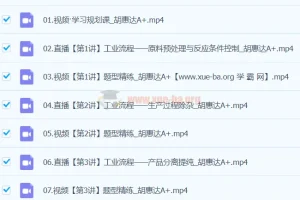 2024高三化学胡惠达寒假班A+课程精讲