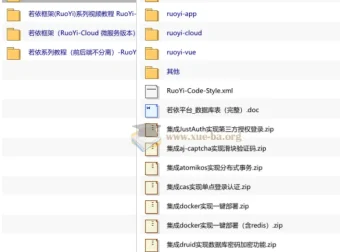 若依框架全套教程：从入门到微服务实战，Java后台开发一站式学习