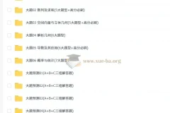 冲刺2025新高考数学大题突破与限时集训精讲资料