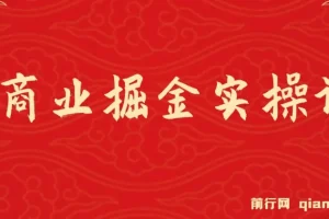 AI商业掘金实操课：零基础也能掌握的AI创收全攻略（31节视频课）
