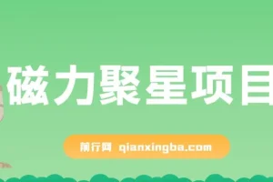 磁力聚星无人直播项目：24小时自动挂机，4个月变现122w，支持矩阵操作