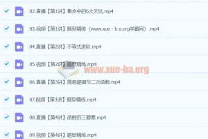 2024高一数学 谭梦云 A+秋季班 同步课程