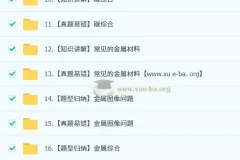 2025陈潭飞初三化学中考化学培训班（秋下·全国版·A+）
