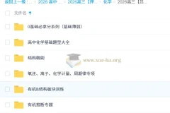 2026高考化学冲刺点睛班 吕子正 高三化学专题突破