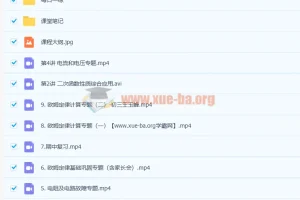 王玉峰2020秋初三物理秋季尖端班16讲完结（含讲义）