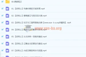 2024高一历史秋季班·刘莹莹主讲（史纲上）