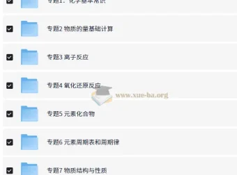 李政化学高考基础1000题精讲（6G视频+PDF讲义）