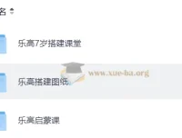 乐高启蒙搭建课堂+图纸 儿童创意搭建教程