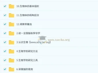 张雨桐2025-2026初一生物秋上·全国版·A+课程资料合集