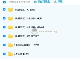 刘薇雅思全阶段备考课程合集