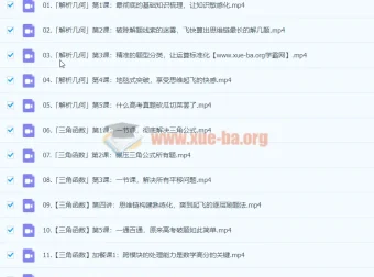 2024高三高考数学小题狂刷营 1.0 树成林