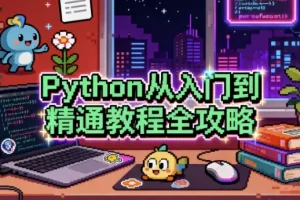 Python从入门到精通教程全攻略，系统学习编程与数据分析