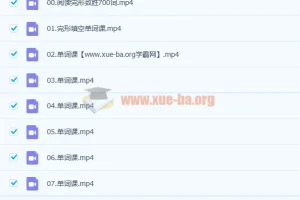 付炫屿英语10小时突破高考单词课程