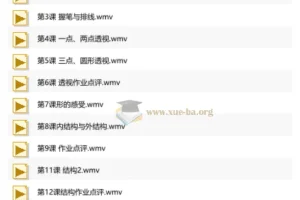 陶陶素描14期基础班：从零到精通的系统绘画课程
