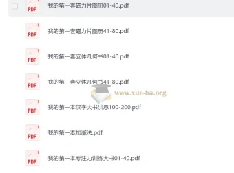 幼小衔接启蒙必备：我的第一本系列（数学、汉字、专注力训练）