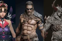 雨哥田哥高精次时代1V1特训班：MAYA+ZBrush+UE5全流程实战
