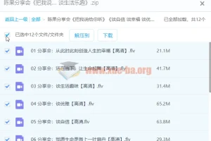 陈果分享会精选：把我说给你听、谈自信、谈幸福、谈优雅、谈生活乐趣