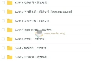 2025小学英语六年级总复习（秋上·全国版）培训班课程