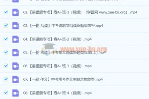 杨荷语文2024初三中考语文A+寒假班（春上）系统课程